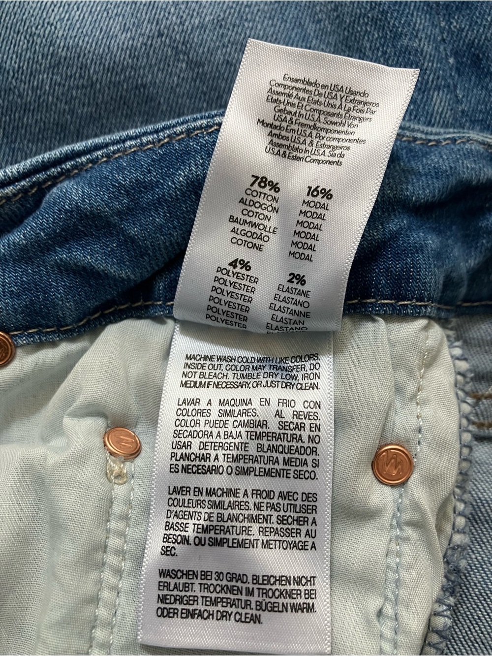 Mother The Roller Fray Wide Leg Denim Jeans Work Hard Play Hard size 29 - Picture 13 of 14